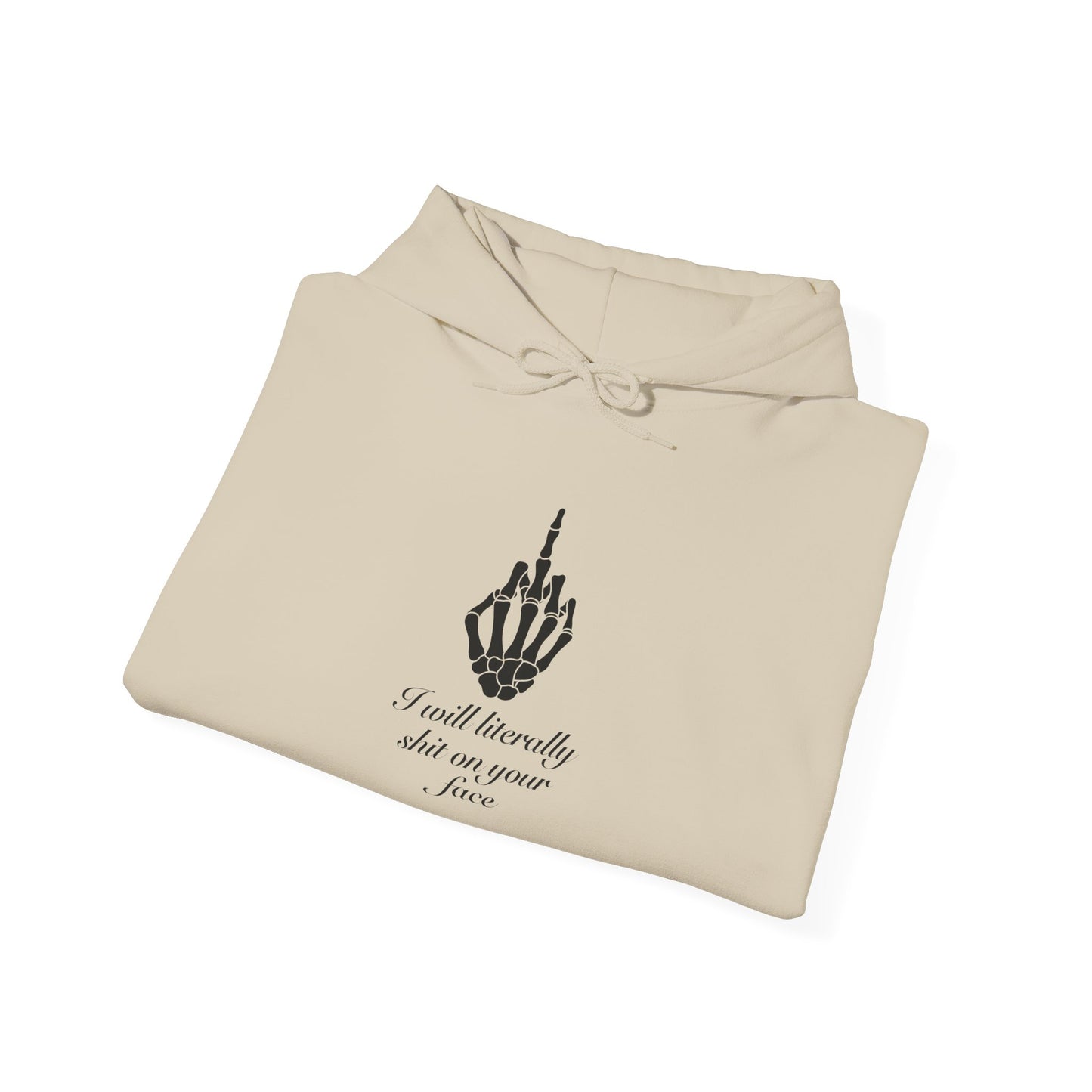 I will literally shit on your face Hooded Sweatshirt