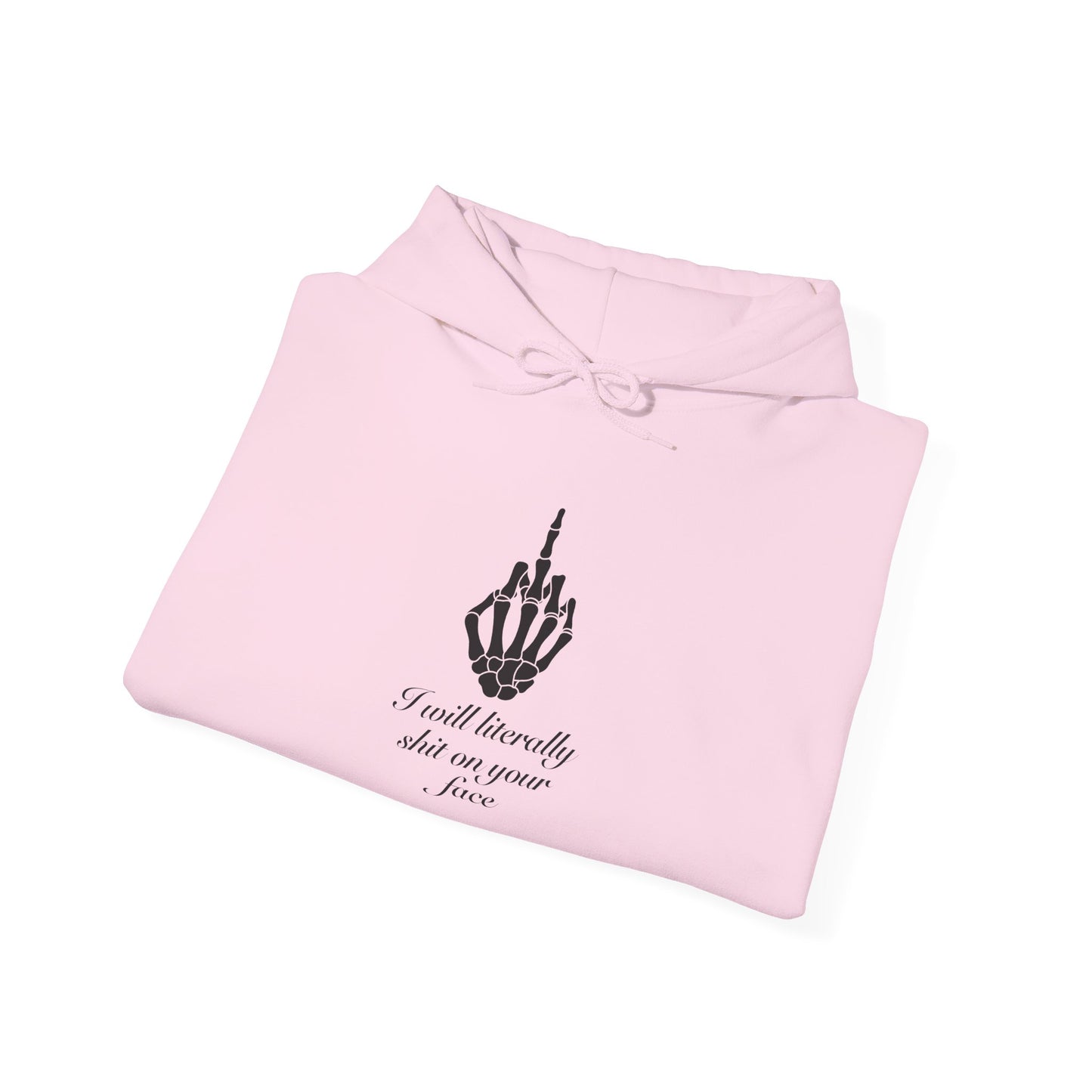 I will literally shit on your face Hooded Sweatshirt